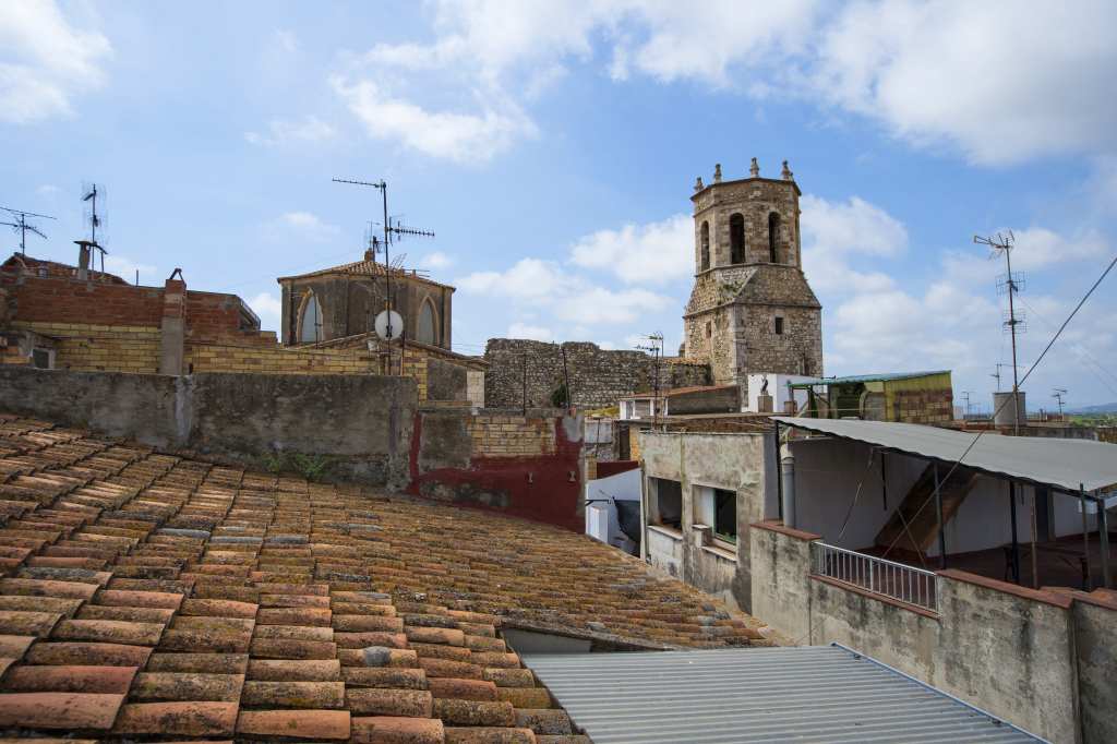 Vista al casco antiguo desde el terrado de la casa
